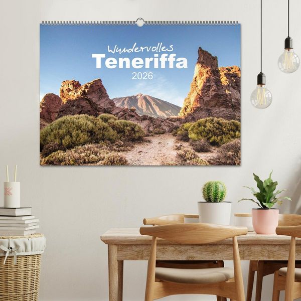 Produktbild: Wundervolles Teneriffa (Wandkalender 2026 DIN A2 quer), CALVENDO Monatskalender