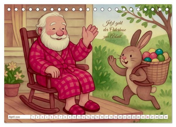 Produktbild: Was macht der Weihnachtsmann? (Tischkalender 2026 DIN A5 quer), CALVENDO Monatskalender