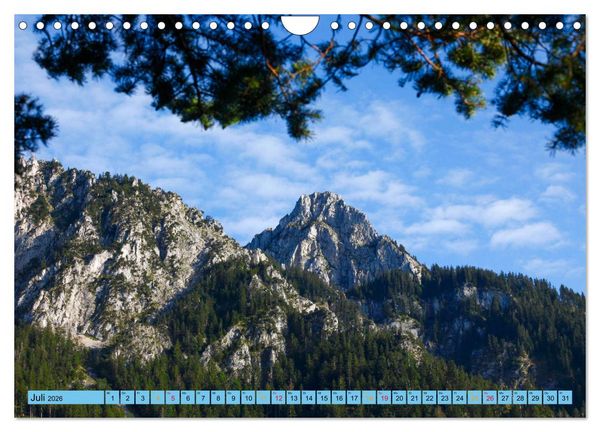 Produktbild: Sch&ouml;ner Forggensee (Wandkalender 2026 DIN A4 quer), CALVENDO Monatskalender