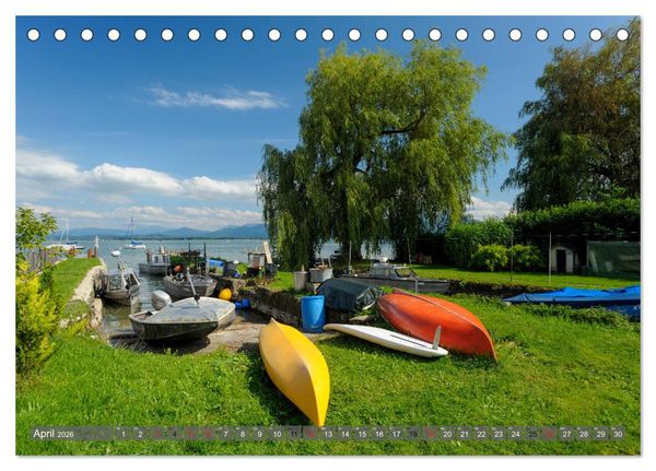 Produktbild: Traumhafter Chiemsee &ndash; Impressionen vom Bayerischen Meer (Tischkalender 2026 DIN A5 quer), CALVENDO Monatskalender
