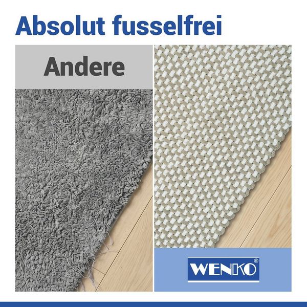 Produktbild: Badteppich Mod. Covelo Wei&szlig;-Beige, 50 x 80 cm, rutschfest und waschbar bis 30 &deg;C
