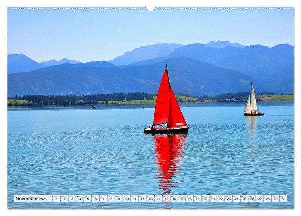 Produktbild: Vom Formarinsee bis Landsberg am Lech - Auf dem Lechradweg (hochwertiger Premium Wandkalender 2026 DIN A2 quer), Kunstdruck in Hochglanz