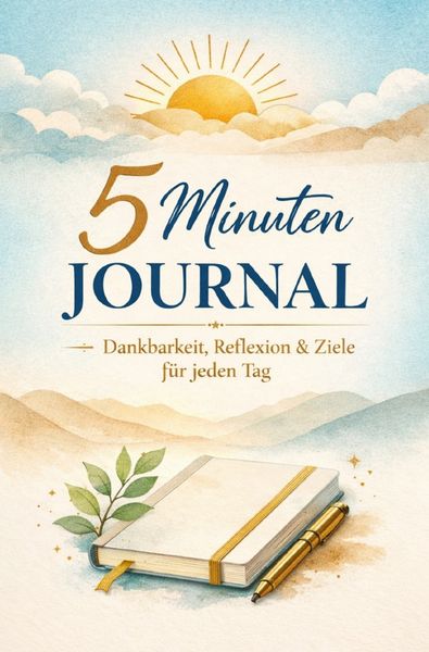 Produktbild: 5 Minuten Journal: 100 Seiten im Taschenbuchformat
