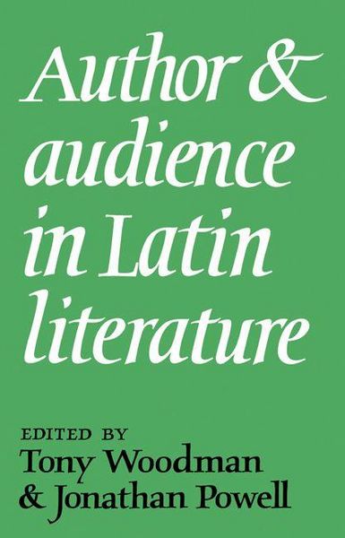 Produktbild: Author and Audience in Latin Literature