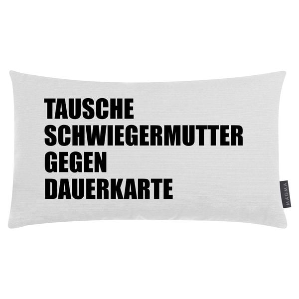 Produktbild: HTI-Living Kissen Wei&szlig; mit Spruch Kissen Wei&szlig; mit Spruch