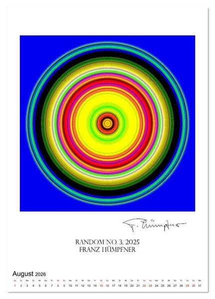 Produktbild: Mandala Artworks - Kunstkalender von Franz Huempfner (Tischkalender 2026 DIN A5 hoch), CALVENDO Monatskalender