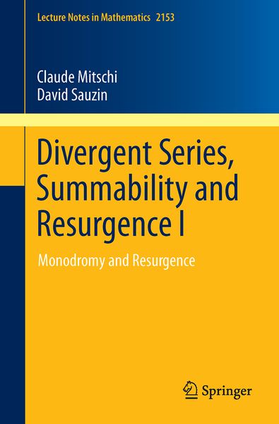 Produktbild: Divergent Series, Summability and Resurgence I