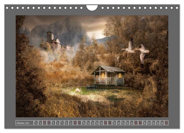 Produktbild: Uraltes Land (Wandkalender 2026 DIN A4 quer), CALVENDO Monatskalender