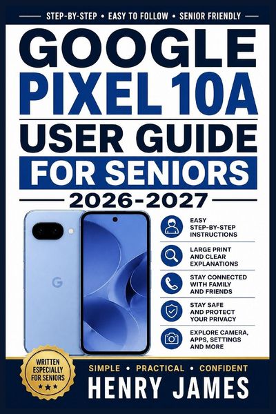 Produktbild: GOOGLE PIXEL 10A USER GUIDE FOR SENIORS 2026-2027
