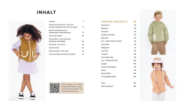 Produktbild: Little Hipster: Kinderkleidung nähen. Frech, wild, wunderbar!