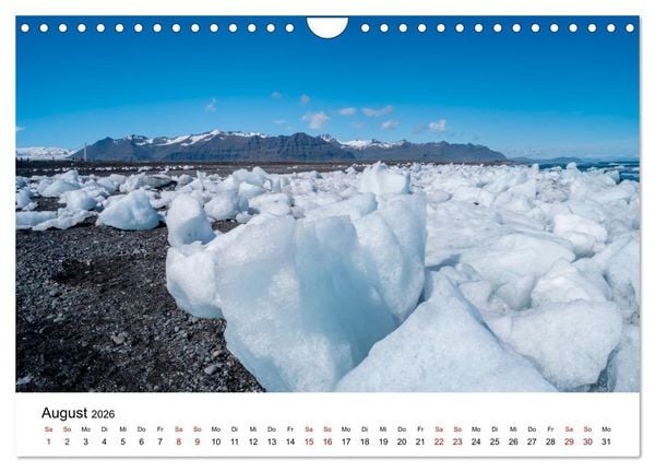 Produktbild: Island - Elemente der Natur (Wandkalender 2026 DIN A4 quer), CALVENDO Monatskalender