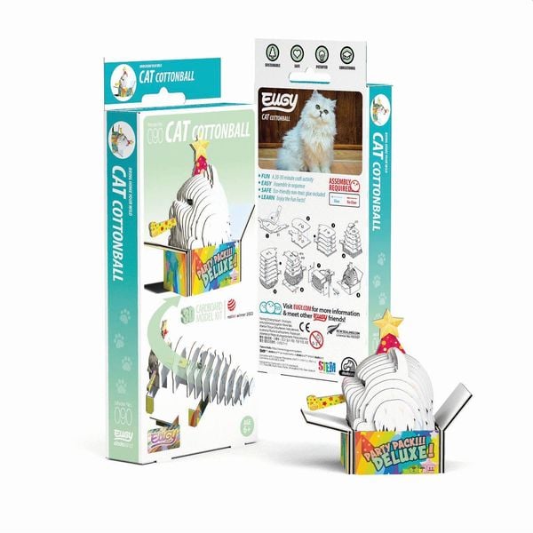 Produktbild: EUGY - 3D Bastelset Persische Katze