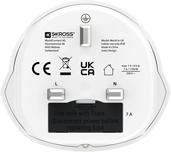 Produktbild: Skross 1.500225C-E Reiseadapter