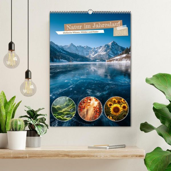 Produktbild: Natur im Jahreslauf (Wandkalender 2026 DIN A2 hoch), CALVENDO Monatskalender
