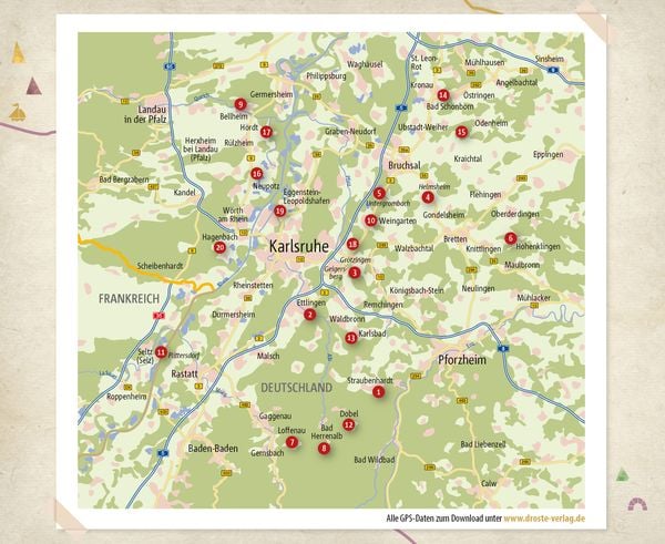Produktbild: Rund um Karlsruhe. Wandern f&uuml;r die Seele