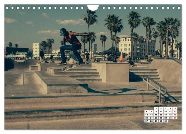 Produktbild: Skater. Skateboarding-Impressionen (Wandkalender 2026 DIN A4 quer), CALVENDO Monatskalender