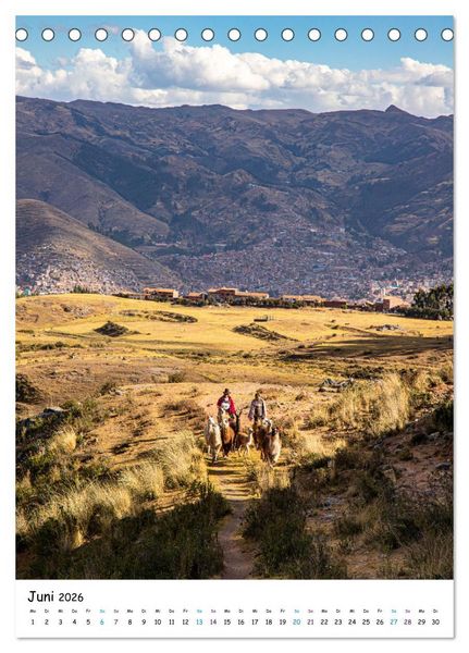 Produktbild: Peru in S&uuml;damerika (Tischkalender 2026 DIN A5 hoch), CALVENDO Monatskalender