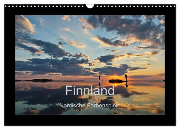 Produktbild: Finnland - Nordische Farbenspiele (Wandkalender 2026 DIN A3 quer), CALVENDO Monatskalender