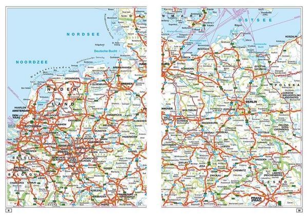 Produktbild: Falk Stra&szlig;enatlas 2027/2028 Deutschland, Schweiz, &Ouml;sterreich 1:300.000
