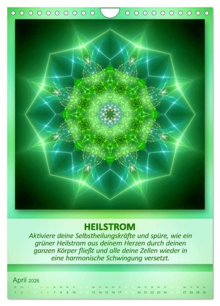 Produktbild: Light Energy Mandalas - Kalender - Vol. 1 (Wandkalender 2026 DIN A4 hoch), CALVENDO Monatskalender