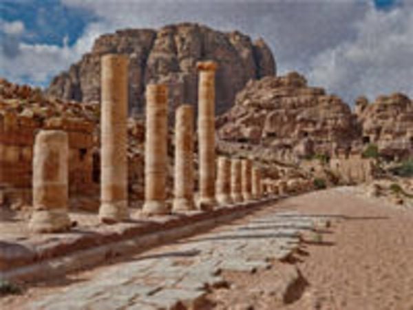 CALVENDO Puzzle Kolonnadenstrasse Cardo Maximus | 1000 Teile Lege-Größe 64x48cm Foto-Puzzle für glückliche Stunden