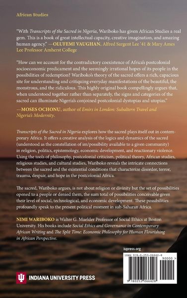 Produktbild: Transcripts of the Sacred in Nigeria