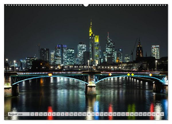 Produktbild: Big City Lights - Metropolen im Lichterglanz (hochwertiger Premium Wandkalender 2026 DIN A2 quer), Kunstdruck in Hochglanz