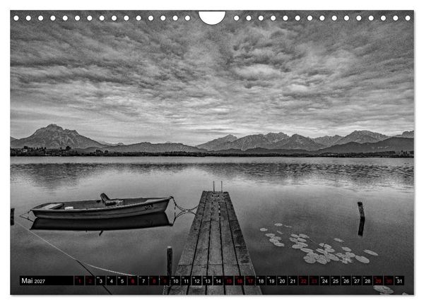 Produktbild: Dramatik in SW (Wandkalender 2027 DIN A4 quer), CALVENDO Monatskalender