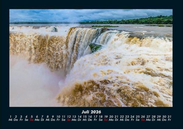 Produktbild: Wasserf&auml;lle 2026 Fotokalender DIN A4