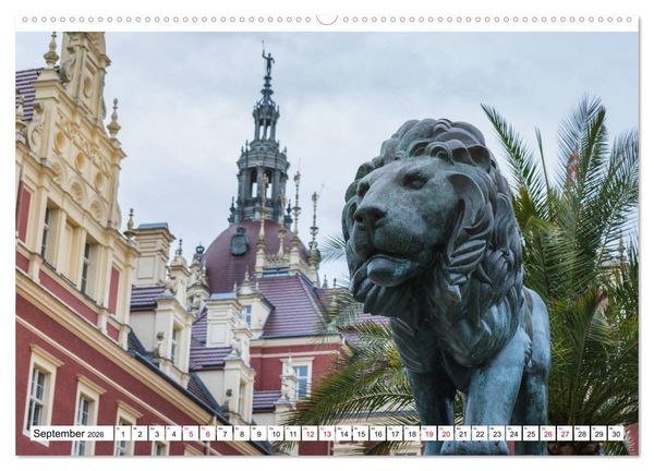 Produktbild: Schloss Bad Muskau (hochwertiger Premium Wandkalender 2026 DIN A2 quer), Kunstdruck in Hochglanz