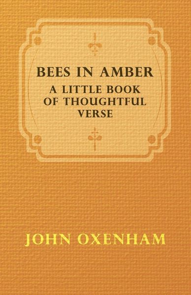 Produktbild: Bees in Amber - A Little Book of Thoughtful Verse