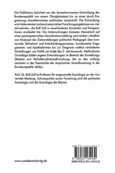 Produktbild: Vom Obrigkeitsstaat zur entgrenzten Politik