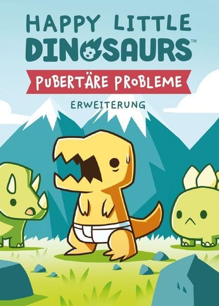 Produktbild: Unstable Games - Happy Little Dinosaurs &ndash; Erweiterung -&nbsp; Pubert&auml;re Probleme