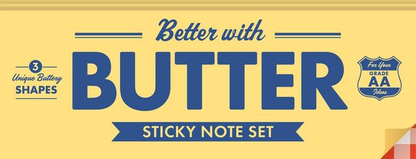 Produktbild: Better with Butter Sticky Note Set