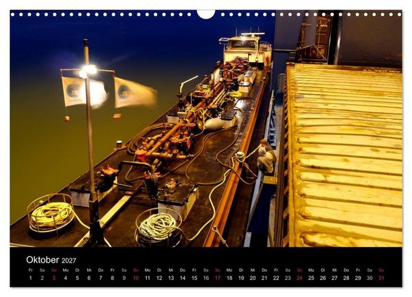 Produktbild: Binnenschiff Ahoi! (Wandkalender 2027 DIN A3 quer), CALVENDO Monatskalender