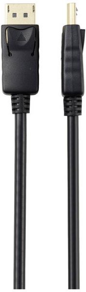 Produktbild: Renkforce DisplayPort Anschlusskabel DisplayPort Stecker, DisplayPort Stecker 2.00 m Schwarz RF-5245268 4K UHD DisplayPort-Kabel