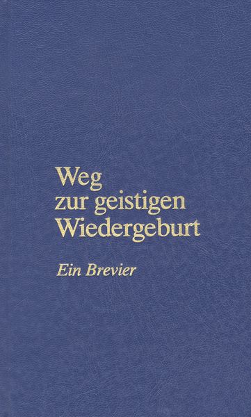 Produktbild: Weg zur geistigen Wiedergeburt