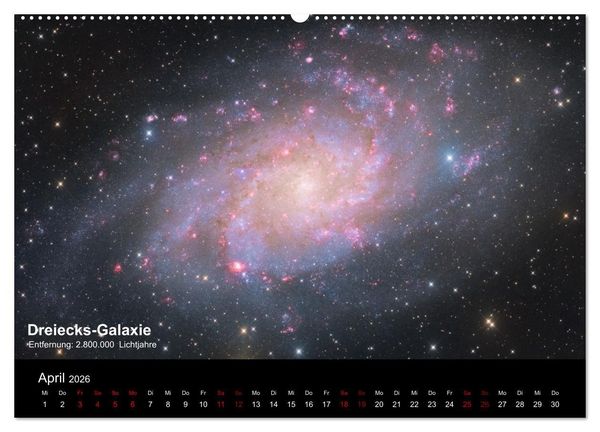 Produktbild: Juwelen des Nachthimmels (Wandkalender 2026 DIN A2 quer), CALVENDO Monatskalender