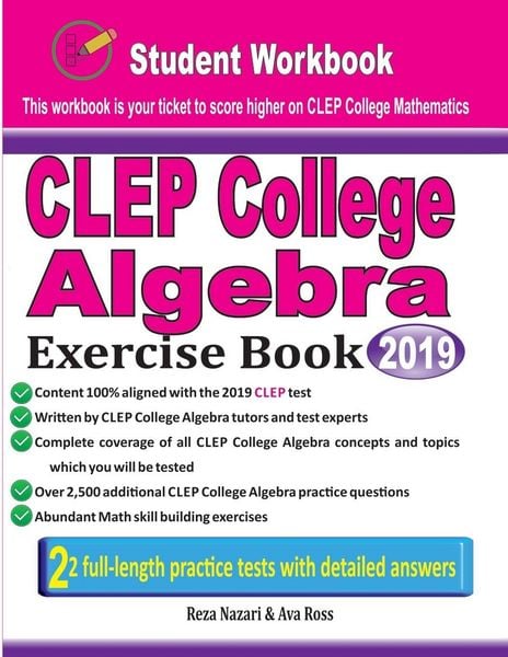 CLEP College Algebra Exercise Book online bestellen