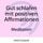 Artikelbild von Gut schlafen mit positiven Affirmationen - Meditation
