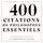 Artikelbild von 400 citations de philosophes essentiels