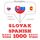 Artikelbild von Slovensk&yacute; - &scaron;panielsky: 1000 z&aacute;kladn&yacute;ch slov