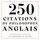 Artikelbild von 250 citations de philosophes anglais