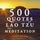 Artikelbild von 500 Quotes of Lao Tsu for Meditation