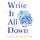 Artikelbild von Write It All Down