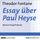 Artikelbild von Essay &uuml;ber Paul Heyse