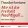 Artikelbild von Mir ist der Freiheit Nachtigall