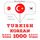 Artikelbild von T&uuml;rk&ccedil;e - Korece: 1000 temel kelime