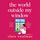 Artikelbild von The World Outside My Window