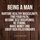 Artikelbild von Being a Man